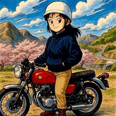 ハーレーに憧れて免許取得するも、ハーレーの重さに挫折し小さいバイクに乗り換えました🫠 今の愛車は赤いエストレヤ🤗 取り回し楽ちんで、とても気に入ってます。納車と共にTwitter始めました。年柄年中バイクには乗れないので、日常のつぶやき多めかも。お付き合いくださいませ🙏マイペースにやってます!あしからず