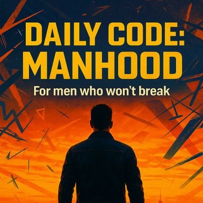 man2man999's profile picture. *Daily truths for men who carry the weight in silence. Code. Strength. Growth. Healing. One quote a day to get you through the war.*
 
**#DailyCodeManhood