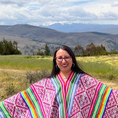 Cusqueña, defensora de los DDHH Congresista Bancada Bloque Democrático Popular.
Pdta Com. Pueblos Andinos Amazónicos Afroperuanos Ambiente y Ecología 2023-2024