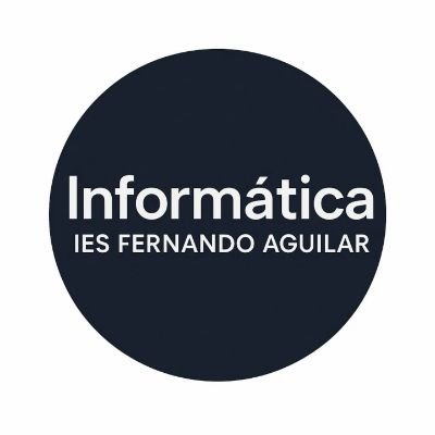 Dpto. de Informática del IES Fernando Aguilar |
Centro de referencia en FP de Informática: SMR, ASIR, DAM y DAW | IA |🥈Subcampeones de España @programame 2025