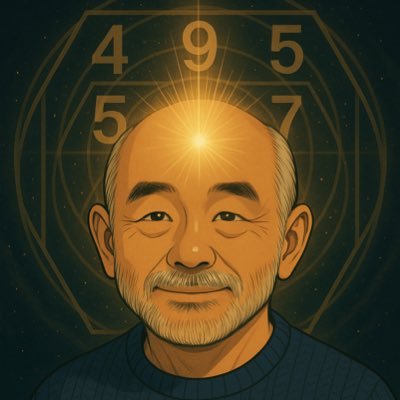 中尾 心士郎 (しんじろう)田上数霊学の研究家
Facebook 田上数霊研究会https://t.co/hgR5p0fonU
YouTube
https://t.co/1CxhqqmXQR
Note
https://t.co/D5hUA4Wlg4