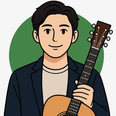 才能ゼロ・理論ゼロでも作曲できる!ギター×鼻歌の作曲コーチ|音楽初心者向けに「鼻歌+コードで曲を完成させる」方法を発信|軽音部でギターを弾く→社会人で音楽離れ→ギターと鼻歌で曲が完成→作曲の楽しさを伝える活動へ|音楽理論不要!ギターと鼻歌だけで曲が作れるようになるステップを学べます。無料の作曲ガイドはプロフリンクから!