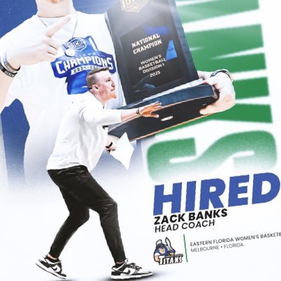 -Head WBB Coach at Eastern Florida State College/ NWF 2020-2021 & 2024-2025 NJCAA D1 National Champion #NJCAA #NWFState