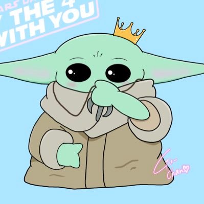 I am a huge fan of Grogu 💚 Beginner at drawing 🖼 (Please do not use my illustrations without my permission)