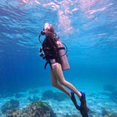 Diving into the deep blue, I listen to the ocean’s heartbeat and feel the primal rhythm of life.✨
