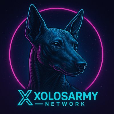 🐾 XolosArmy Network | Web3 Xoloitzcuintli
🌐 NFTs • Blockchain • Cultura & myth Aztec dog
💰 Mint $RMZ + NFTs ↓