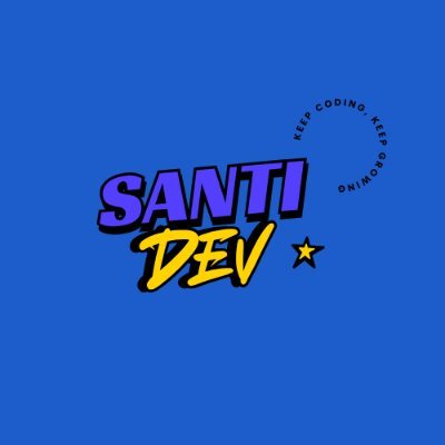 SANTIAG04570432's profile picture. Aprendiendo una línea de código a la vez 💡 | Full Stack en proceso ⏳️| JS · HTML · CSS · Git 🚀