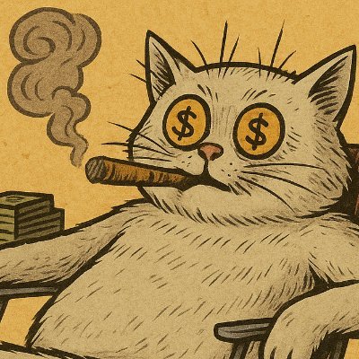 Greedy Cat and Money Stacks Profile