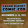 grcomiccon's profile picture. Very family-friendly comic book and popular arts con in West Michigan. Next show on November 14-16, 2025, at the DeVos Place in Grand Rapids, Michigan.