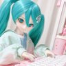 LIBERA39's profile picture. ♡ VOCALOID ♡ MIKU ♡ DOLL ♡ GAME ♡ iPhone 📷 / 相方 ( @usa_slime_39 ) ♡
