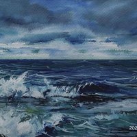 絵画　海　羽　飴 旗艦「ヴィクトリー」」 by Rei10｜Artmeter｜暮らしを彩る