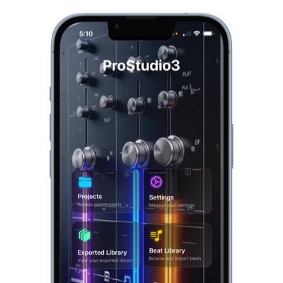 Official Account For ProStudioApp We help Recording Artist record music with our Portable recording Studio App. Follow Us via Instagram: ProStudioApp