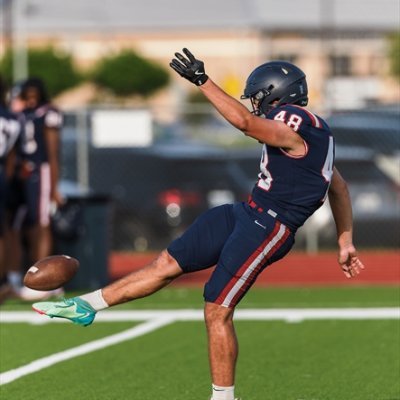 Punter |4⭐️ |Class of 2027 | GPA 4.6, Top 7% | Tomkins High School, Katy TX. | NHS| 5' 10, 170|LukeMozisek@gmail.com| Cell:2813945990| Head Coach:281 779 6941