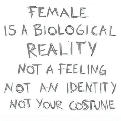 MERF. Gender = outdated stereotypes. Sex is real & cannot be changed. Leave feminine boys & masculine girls alone. Keep males out of female sports. #Genderfree