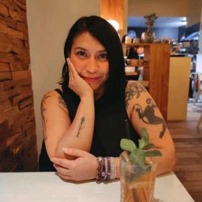 Darkshia's profile picture. The landscape slides slowly, then slower, then stops.