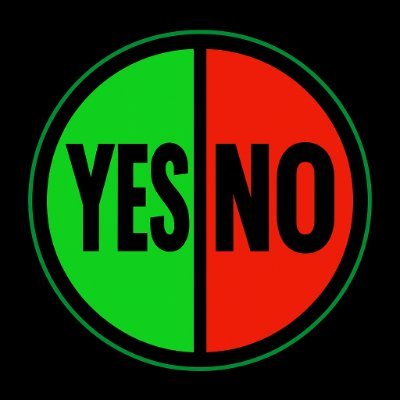 YES or NO. That simple.
Binary replies for a messy world.
