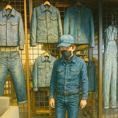 KAZU_JEANS_LOVE's profile picture. 365日デニム生活👖色々なブランドを穿き込み、育成＆色落ちを追求👖これまで2社のデニムモニターを経験👖