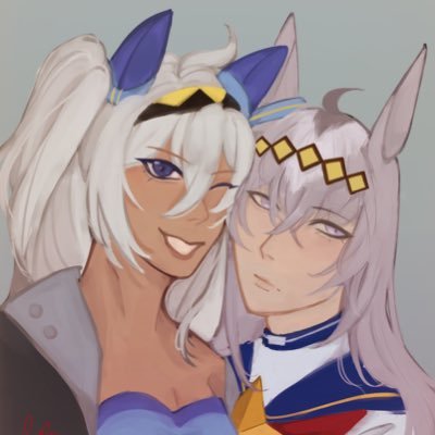 Louuuuhorse's profile picture. 20 | they/them | queer | oguri cap riako | icon by @/LH_cfei | art in banner by @/yamamurachita