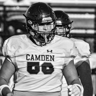 Camden County offensive lineman | 6’4| 290 | class of 2027 | #50 | GPA 4.75 | 75 in wingspan | 500 squat | 275 bench | 386-871-8875 |