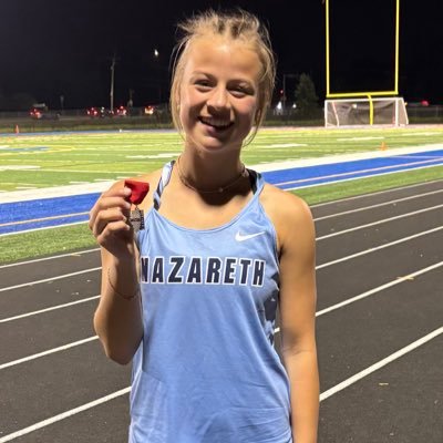 ClaireSigmund27's profile picture. Nazareth Academy | co’27 | Track/XC