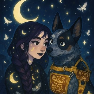 SkylaNarissa's profile picture. Haunted by chronic pain, powered by coffee. Wields a cane, a pen, and questionable vibes. SDiT Luna is my co-cryptid.