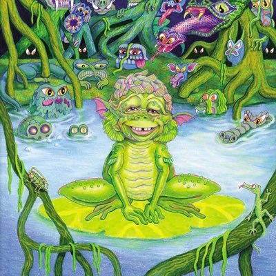 Gap tooth frog as featured in the gap tooth gallery of MAD issue #544. Artist Matt Furie I do not own any rights to the artwork. launched on https://t.co/ijihCqn9lu