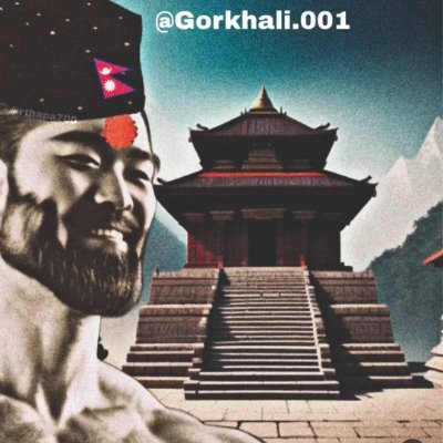 Rthapa700's profile picture. back up: @gorkhali.001 (insta)
✍🏻hindu unionist
🇳🇵nepali monarchist 
⚔️gorkha advait
👉🏻Tamang by caste but use fake name cz why not
🇮🇳🤝🇳🇵🤝🇨🇳