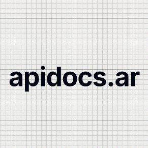 apidocs_ar's profile picture. Documentaciones de APIs públicas