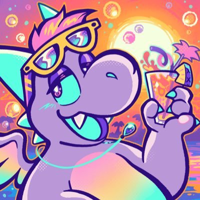 🌈💜 twitch streamer / character designer / video editor ☆ chill vibes & gaming ☆ they/any ☆ @ADVANCEDgg partner ☆ pfp: @CrayonChewer 🏄🏻♀️