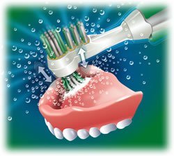 powerdentpulse's profile picture. The PowerDent Pulse™ uses patented Pulse technology to blast away plaque, debris, stains and tartar from your dentures.