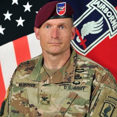 A patriotic American soldier of the 1st Special Forces Operational Detachment-Delta (1st SFOD-D)