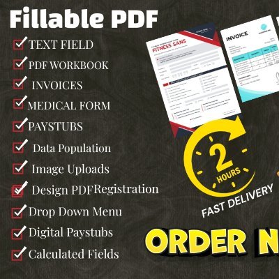 Get professional, editable paystubs, bank statements, and other documents—customized to your needs. I design clean, accurate, and fillable PDFs ready for print