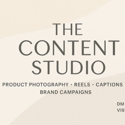 contentstudio7's profile picture. 🎯 Visual campaigns | Product photos | Reels | Captions | DM to start.