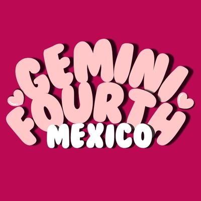 Primer fanbase mexicana dedicada a apoyar a Gemini y Fourth 💖
#GeminiFourth #GeminiFourthMX
@tawattannn
@gemini_ti