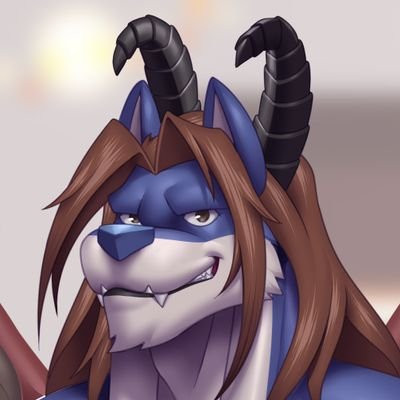 Gay 31 blue wolf demon pup here. #NSFW