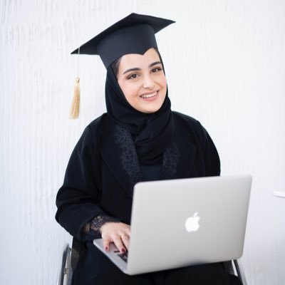 بكالوريوس محاسبة. أول #سفيرة_نوايا_حسنه للإصرار والعزيمة من #ذوي_الإعاقة بالعالم الرخصه الإعلاميه 506719