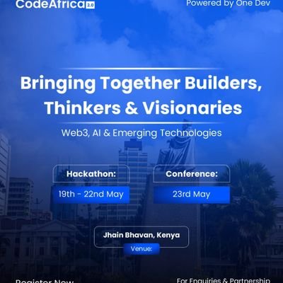 Africa’s leading emerging tech conference, uniting builders, founders, developers, and startups from across the continent.
#CodeAfrica #Web3 #AI #Trending