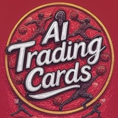 Trading cards painted by Artificial Intelligence + a touch of human graphic design.