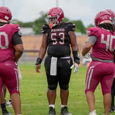 William M Raines High school Student Athlete/ 3.3 gpa/ center/height: 6’2 1/2 309 pounds /Jacksonville fl God first✝️ #904-514-9219 NCAA ID : 2501491003
