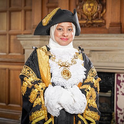 Councillor Sherin Akhtar, Lord Mayor of Chester for 2025/26