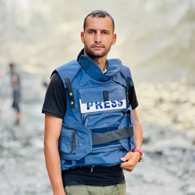 صحفي فلسطيني من شمال غزة Palestinian journalist from northern Gaza