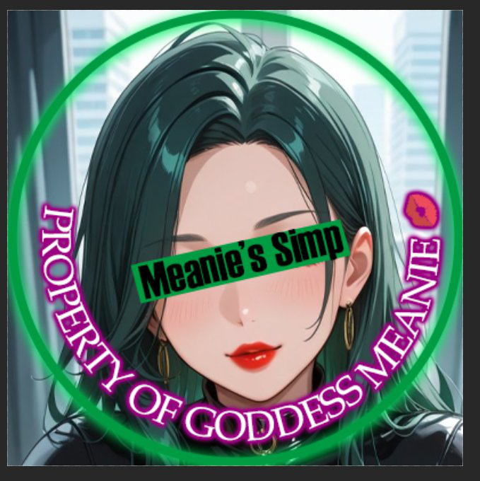 sissybimbo119's profile picture. @GoddessMeani3
 trapped me and made me her walking billboard 😈
Now I exist to show off how powerful she is and trap more losers, just like you