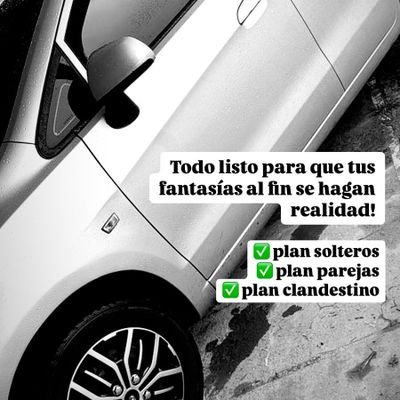 Te gustaría cumplir tus fantasias en  🚘en movimiento?Sal de la rutina y vive una experiencia única: soltero?en pareja? total reserva y discrecion,escribe  DM