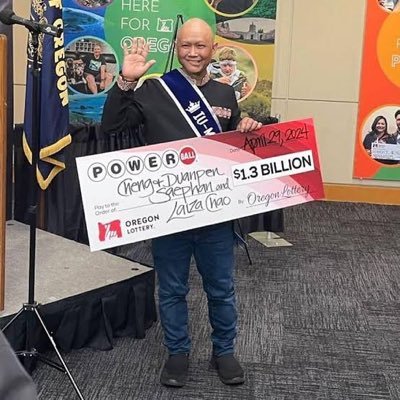 I’m Cheng Charlie Saephan, a 48 year old father of two from Portland,Oregon I won the 1.3 billion dollars powerball jackpot on Sunday April 30,2024.
