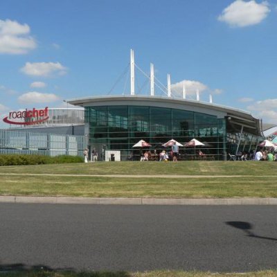 Roadchef Services on the M6 (Toll) near Cannock, north of Birmingham