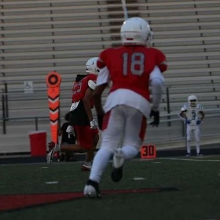 QuintelDMcKay's profile picture. 5'6 ft 
140 lbs
C/O 2028
WR/CB
Del Valle H.S