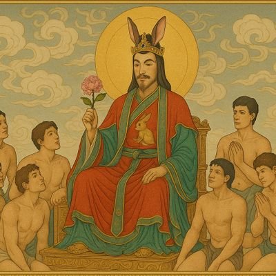 'O Deus Coelho' é uma divindade do folclore chinês associada ao amor e à proteção dos relacionamentos entre pessoas do mesmo sexo, especialmente entre homens.