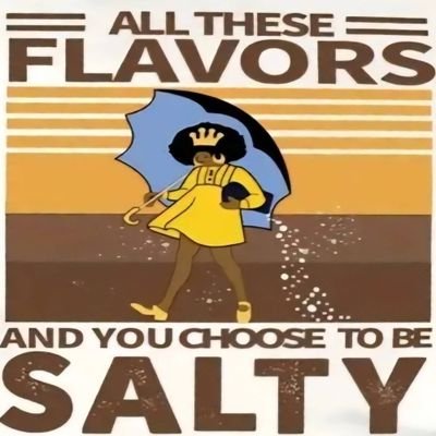 Confident, spirited, blatantly honest, satirical, and colourful.
I do not sugar coat, my arse is not Brown & Haley!~!!