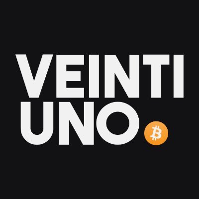 VEINTIUNow's profile picture. 🟠 #Bitcoin en #Español 🇪🇸 
https://t.co/ONp2Pzq2KN
⚡VEINTIUNO@coinos.io
😈 21@snort.social