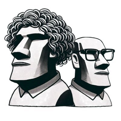YouTube・オジマとタマのXアカウントです/80年代生まれの2人組/レトロゲーチャンネル/ プレイしながら懐話や雑談/左モアイがオジマ/右モアイがタマ